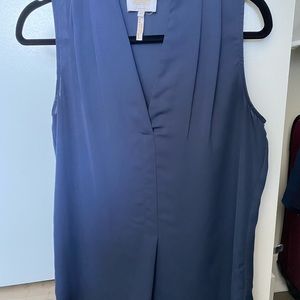 Laundry | Size XS | Womens Navy Sleeveless Pleated Blouse Career Work Business